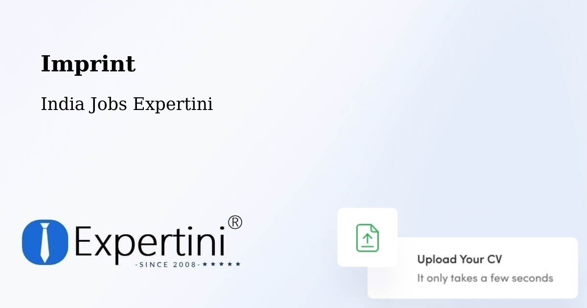 Imprint – Gudivada - India Jobs Expertini